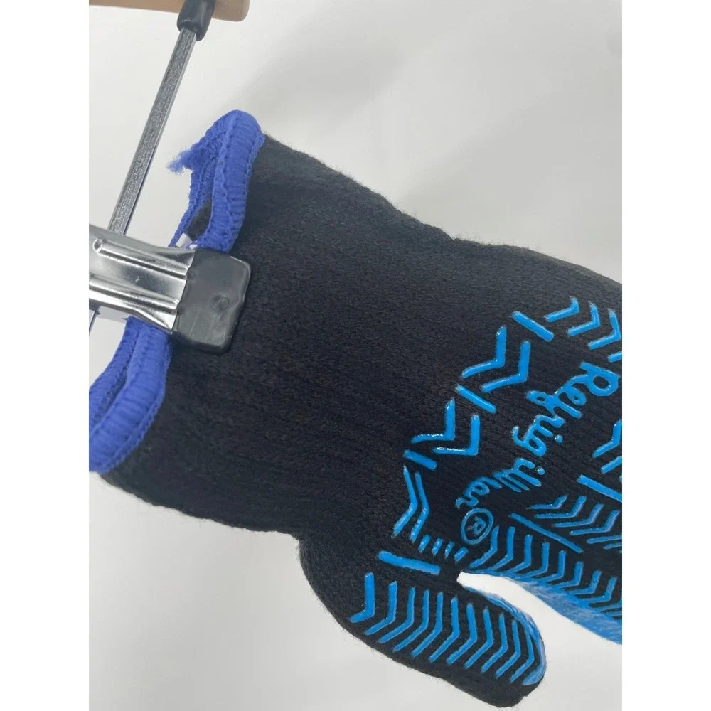 RefrigiWear 509M Dual Layer Unisex M Black Herringbone Grip Work Gloves‎ NWOT